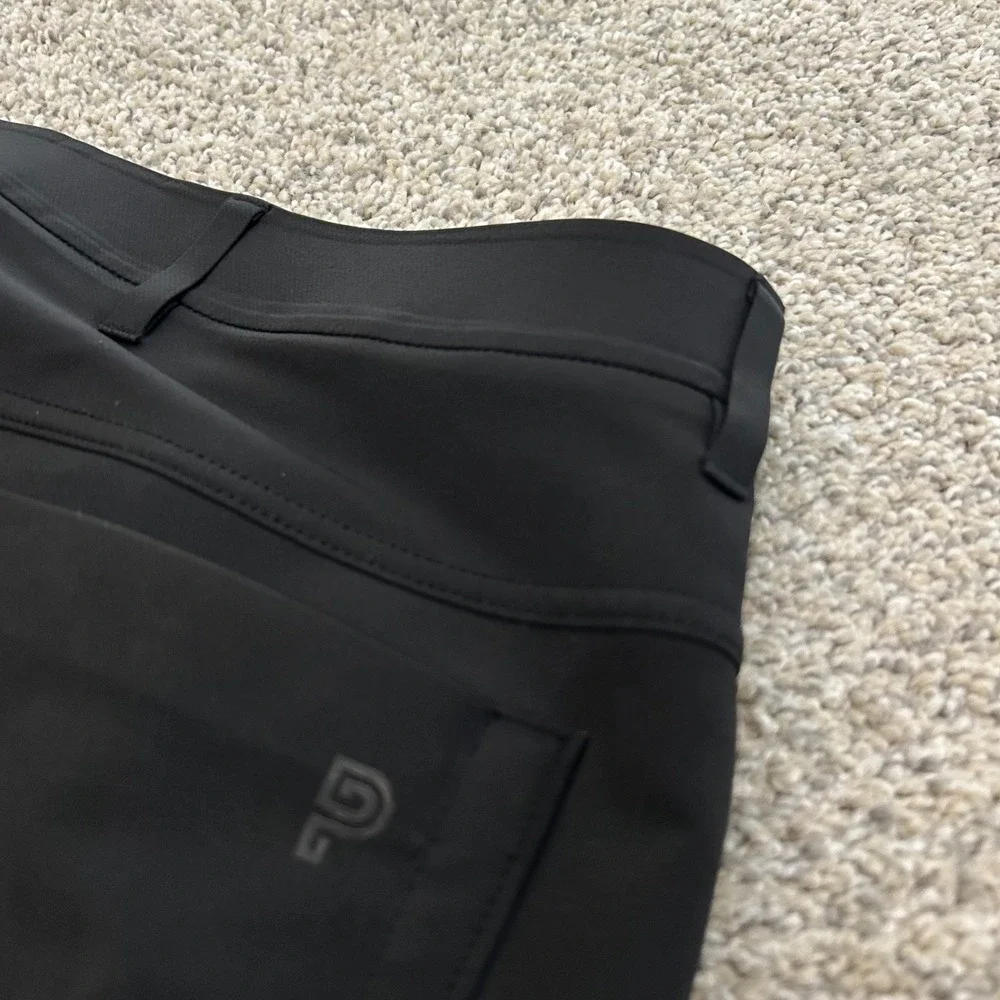 Public Rec Gamechanger Pants 33X30 Fits 33X29‎ Black Straight 5-Pocket Stretch